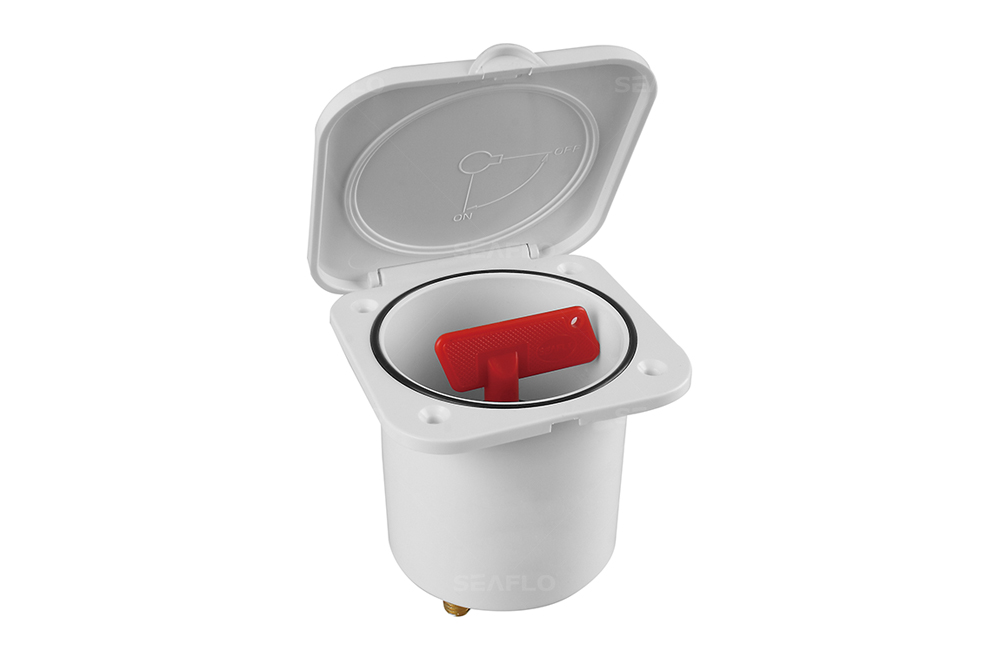 SEAFLO Covered Battery Cutoff Switch with Key