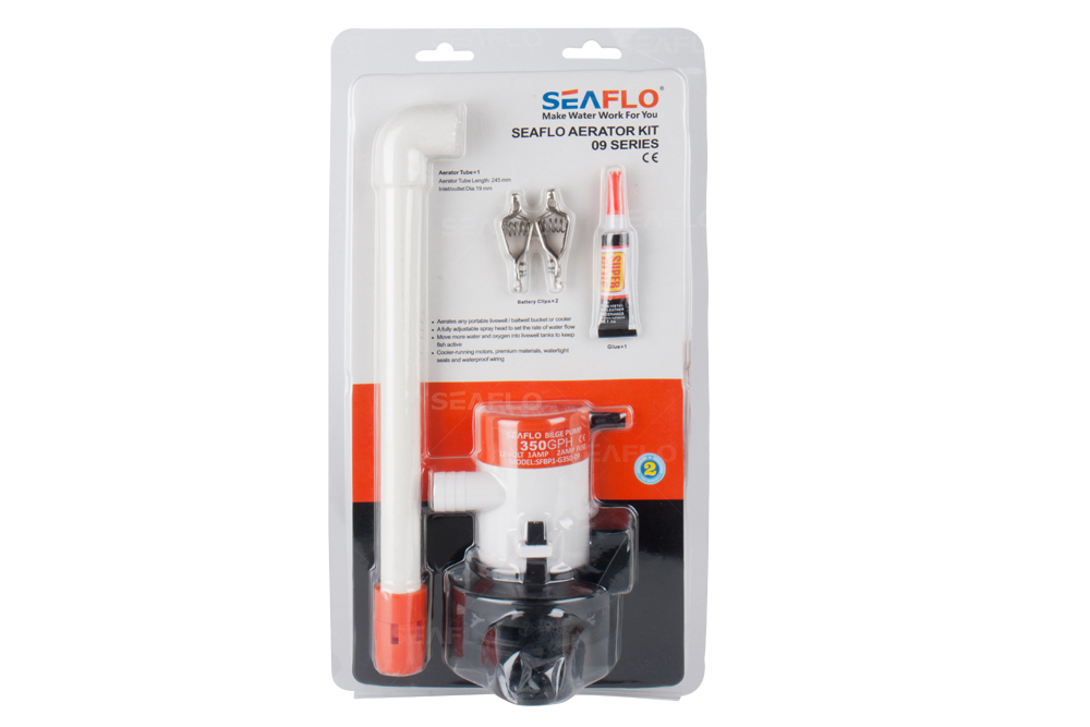09 Series 350GPH Seaflo Portable Aerator Kit
