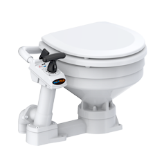 SEAFLO Manually Operated Marine Toilet 