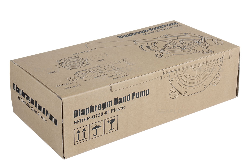 SEAFLO Manual Diaphragm Hand Pump-Plastic Handle 720 Gallon