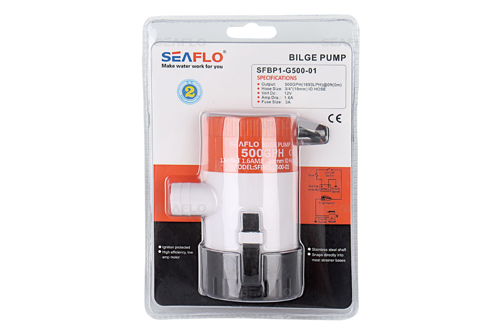 SEAFLO 01 Series 500GPH Seaflo Bilge Pump