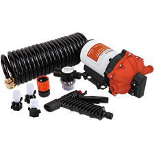 51 Series Washdown Pump Kit With 10m Coiled Hose
