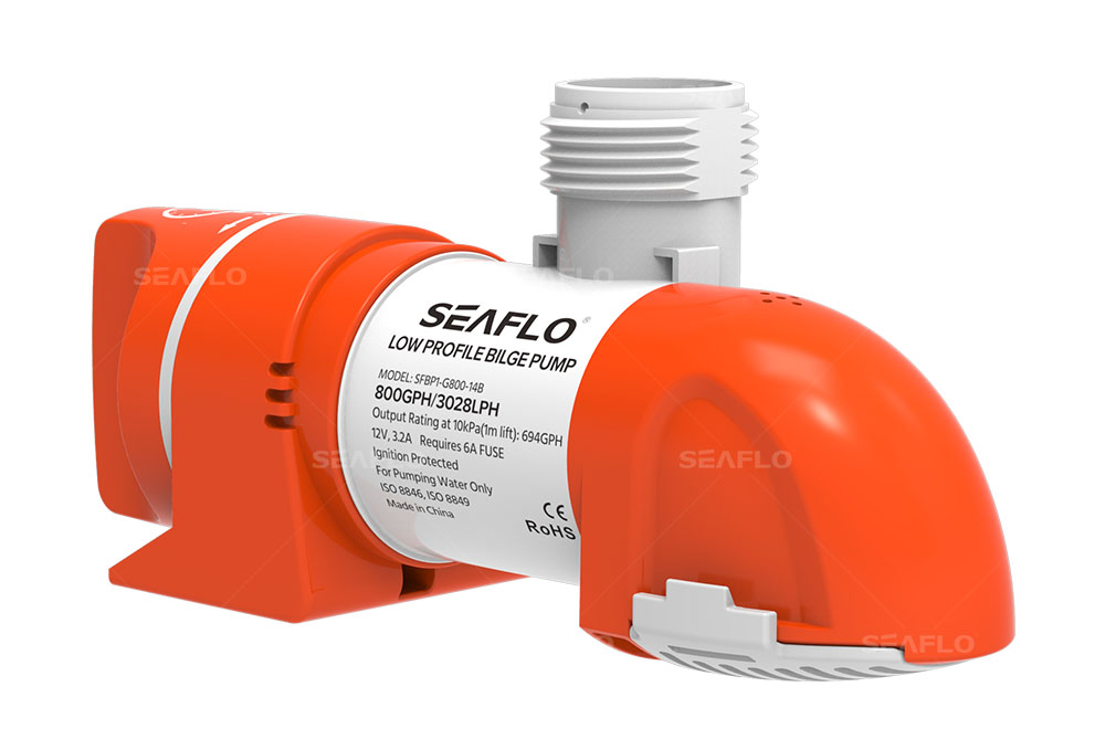 SEAFLO 14B Series Narrow Low Profile Time Sensing Automatic Bilge Pumps