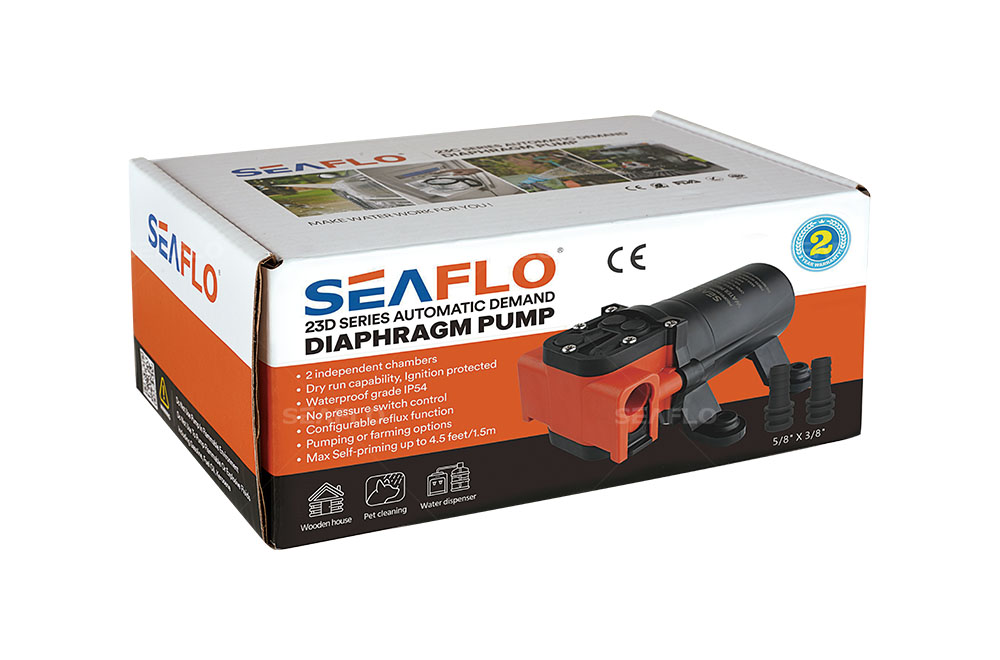 SEAFLO 23D Series Automatic Demand Diaphragm Pump