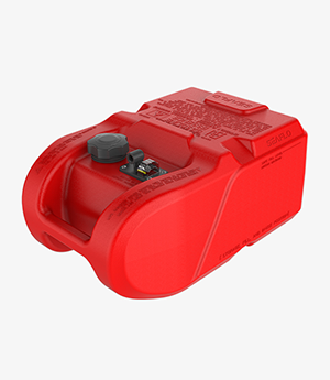 6 Gallon/24 Liter Portable Marine Boat Fuel Tank with Gauge