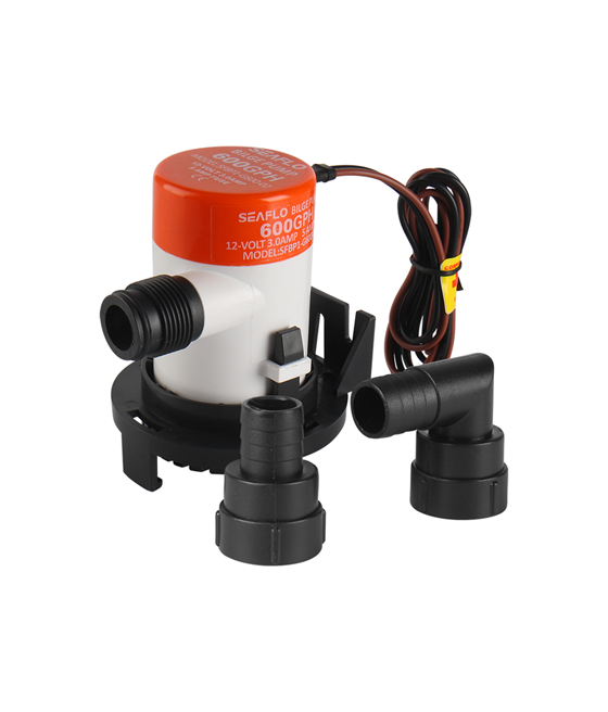 Seaflo Pompa Di Sentina Elettrica 12V 350 GPH - Per Barca, Camper, Casa - Garanzia 4 Anni